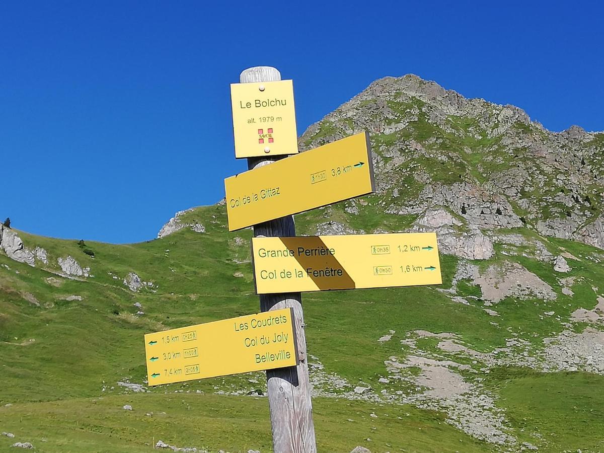 Chambres Et Tables D'Hotes Le Choton A Nono - Col Du Joly Beaufortain Hauteluce Luaran gambar